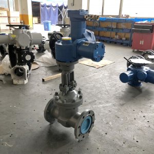 礦用電動閥門MKZ941H-40 DN150防爆（礦山、冶